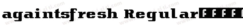 againtsfresh Regular字体转换